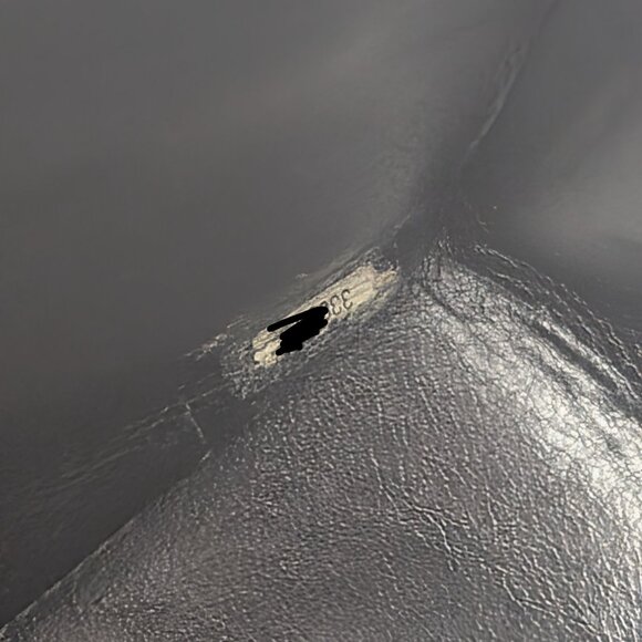 Chanel Vintage Black Caviar Mademoiselle Kelly Top Handle Flap Bag - Picture 14 of 16